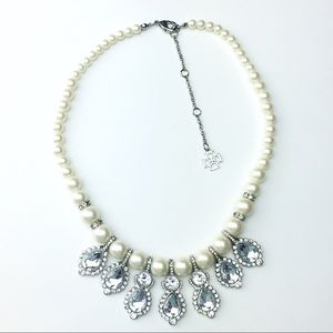 Pearl Costume Jewelry Statement Necklace